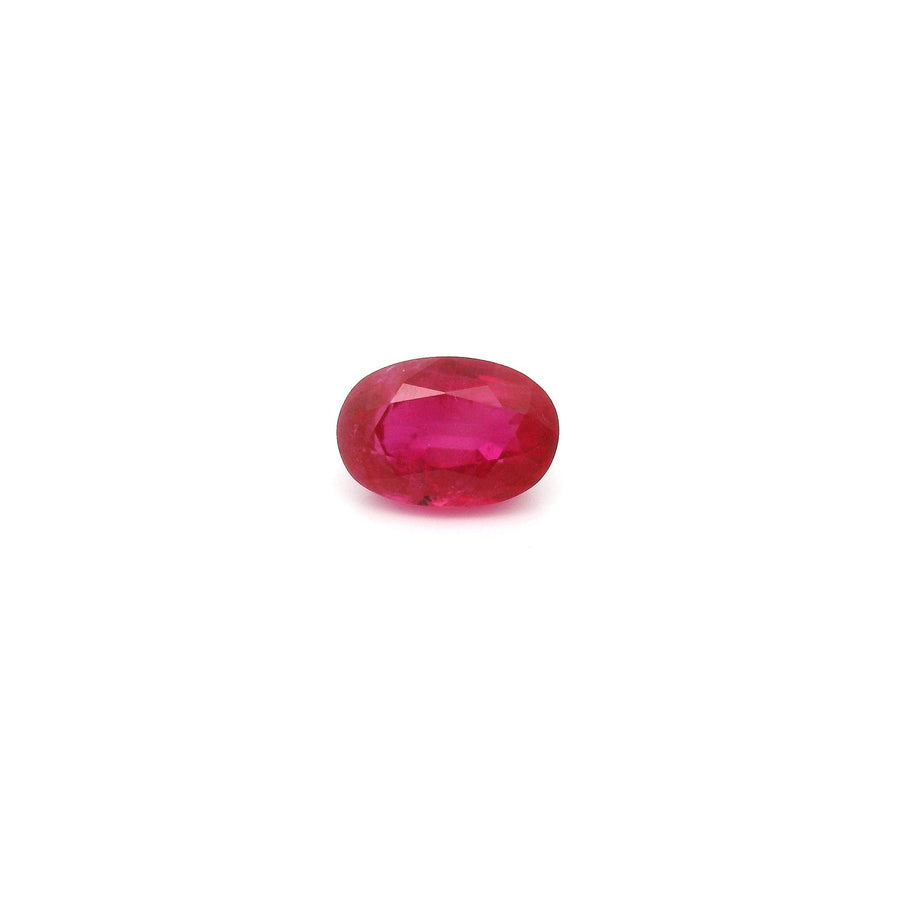 Oval Red Ruby 0.86ct loose gemstone