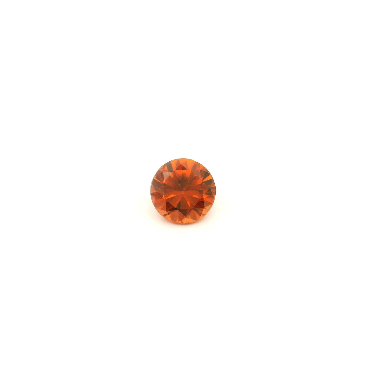 Round Brown Zircon 1.24ct loose gemstone