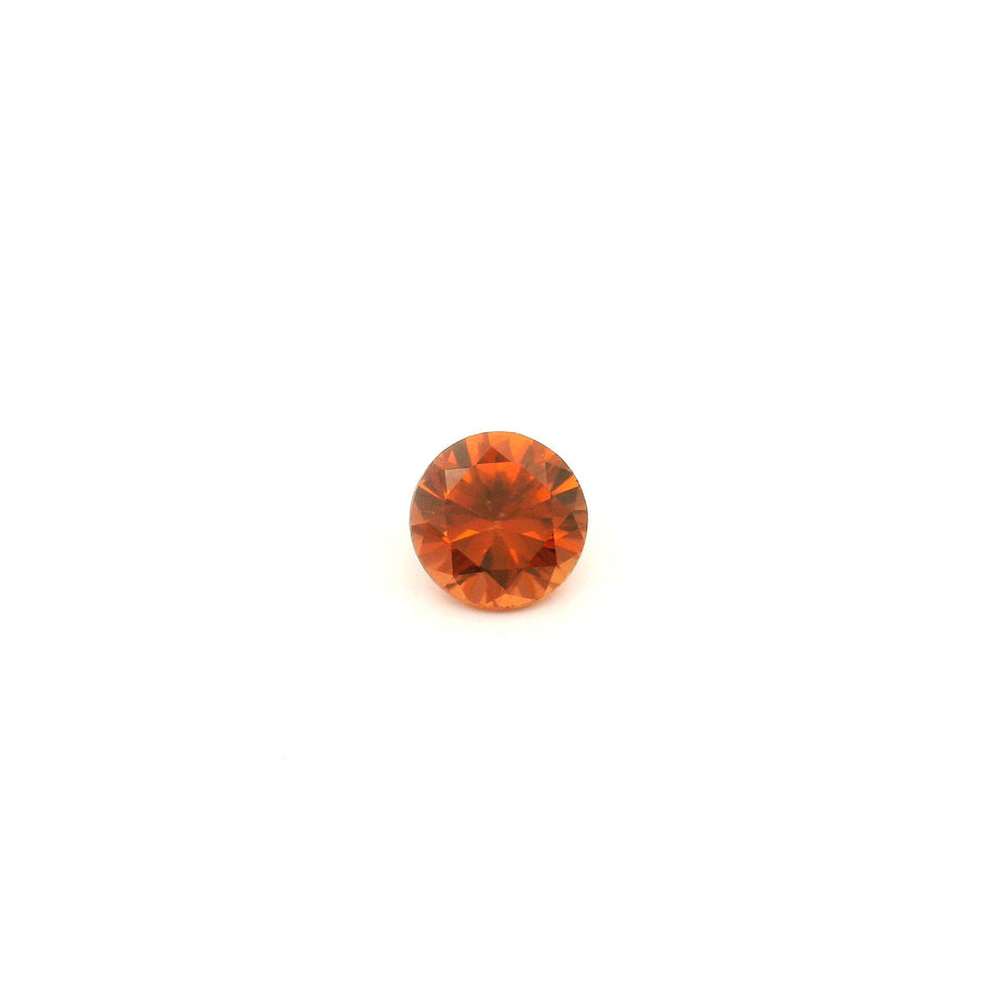 Round Brown Zircon 1.24ct loose gemstone