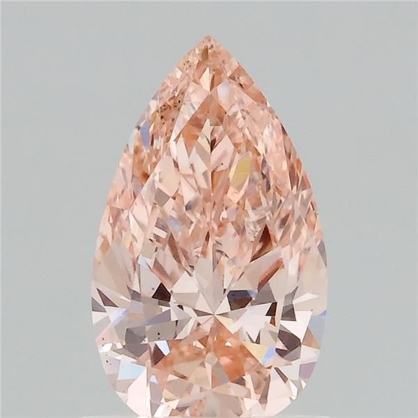 Pear Fancy Intense Pink Lab-grown Diamond 1.01ct VS2 loose diamond
