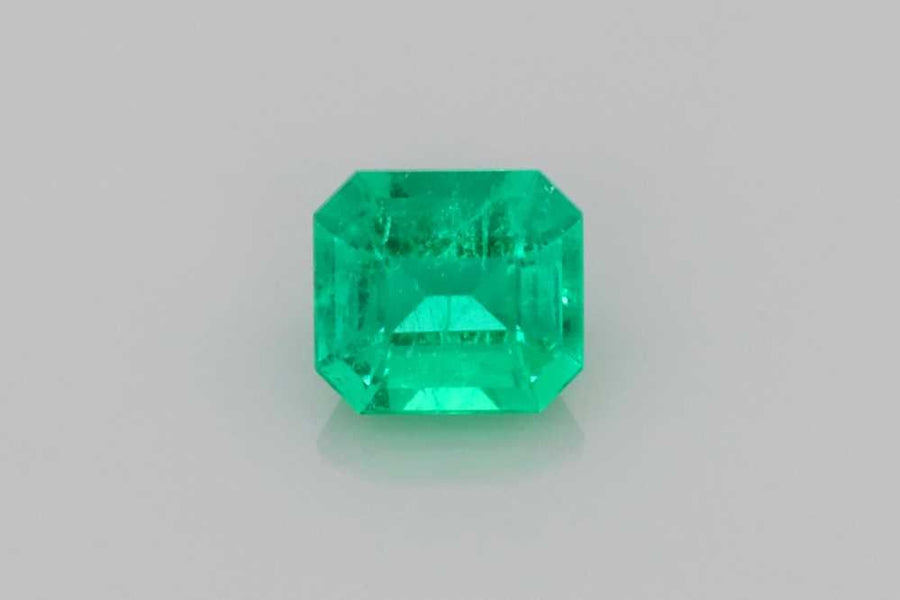 Octagonal Green Emerald 0.26ct loose gemstone