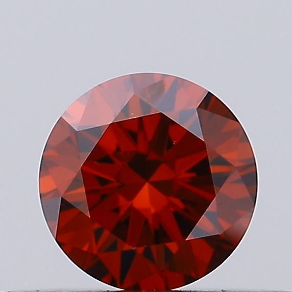 Round Fancy Deep Orange Lab-grown Diamond 0.31ct VVS2 loose diamond