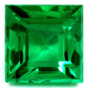 Square Green Emerald 1.17ct loose gemstone
