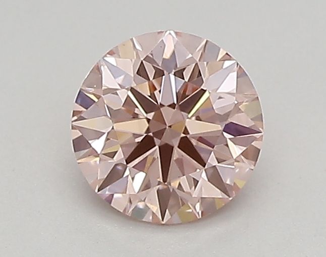 Round Fancy Intense Pink Lab-grown Diamond 0.43ct VS1 loose diamond