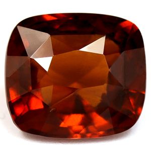 Cushion Orange Garnet 9.13ct loose gemstone