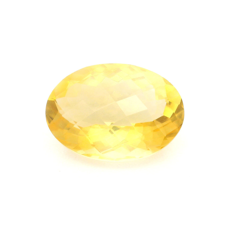 Oval Yellow Citrine 11.17ct loose gemstone