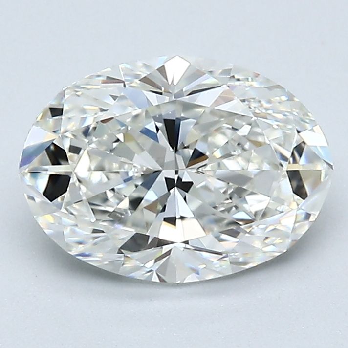 Oval Natural Diamond 1.70ct H VS1