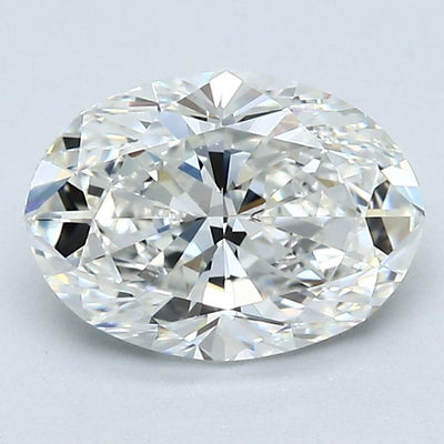 Oval Natural Diamond 1.70ct H VS1