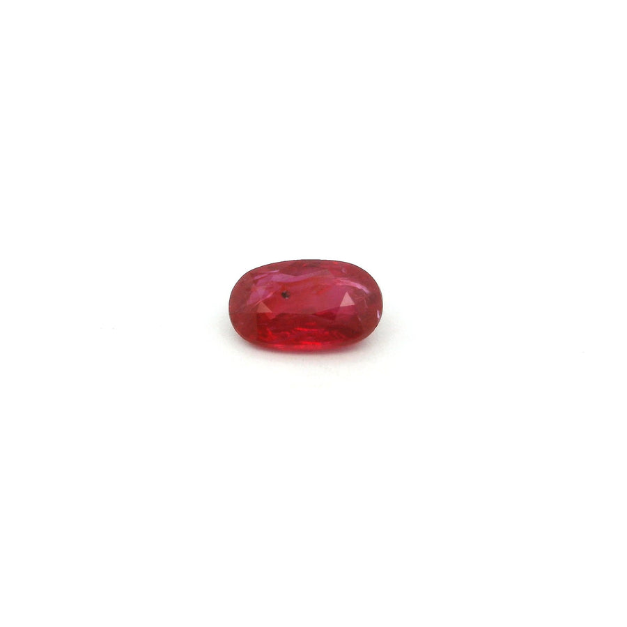 Oval Red Ruby 0.63ct loose gemstone