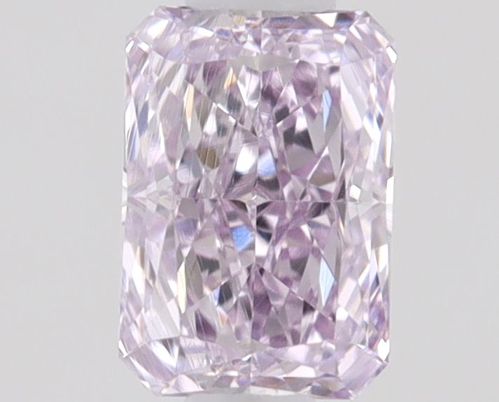 Radiant Fancy Pinkish Purple Natural Diamond 0.2ct VS1 loose diamond