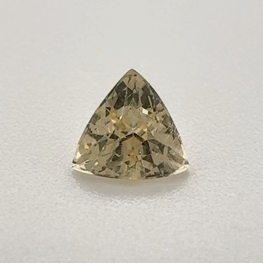 Trilliant Yellow Topaz 0.51ct loose gemstone