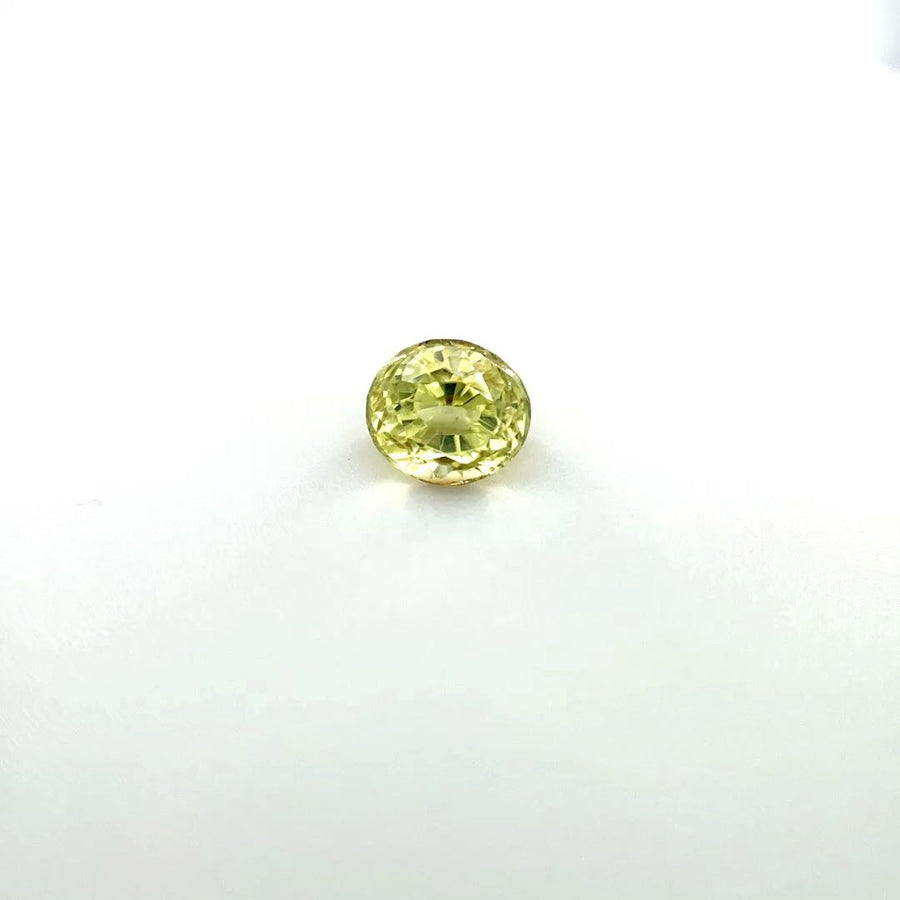 Oval Yellow Chrysoberyl 0.66ct loose gemstone