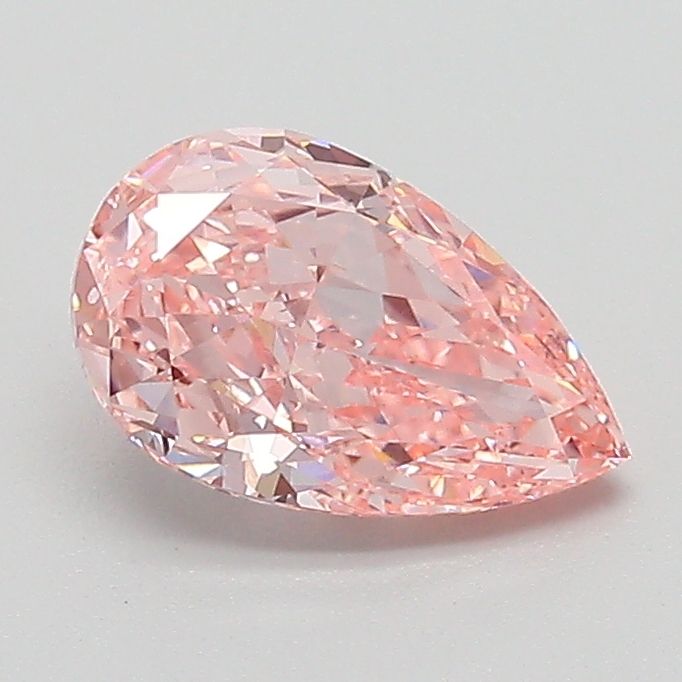 Pear Fancy Vivid Pink Lab-grown Diamond 1.05ct VS1 loose diamond