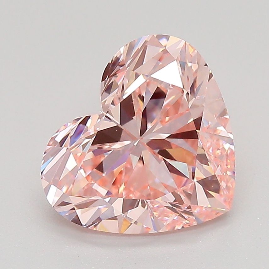 Heart Fancy Intense Pink Lab-grown Diamond 2.55ct VVS2 loose diamond