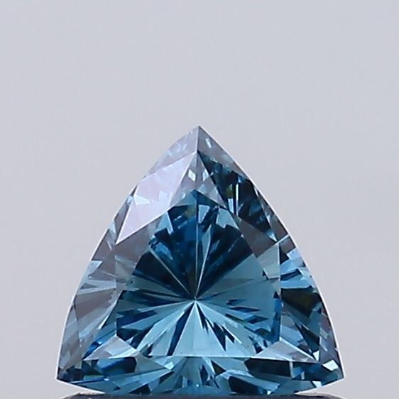 Triangular Fancy Vivid Blue Lab-grown Diamond 0.48ct VS1 loose diamond