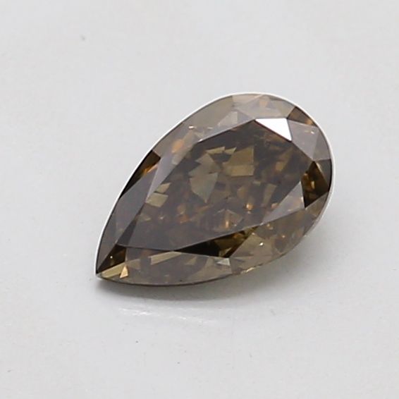 Pear Fancy Deep Black Lab-grown Diamond 0.35ct VS2 loose diamond