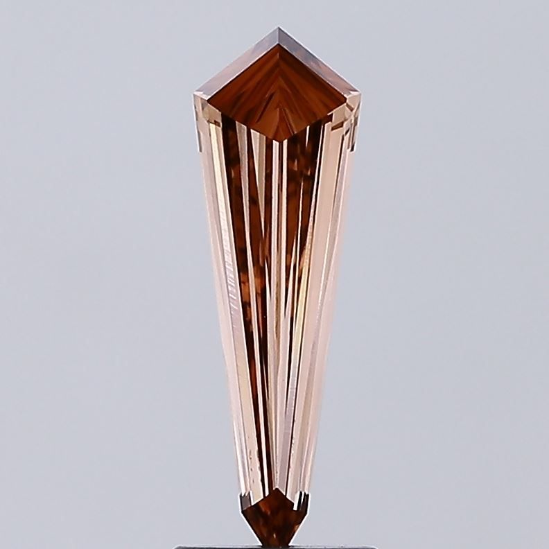 Hexagonal Fancy Brown Lab-grown Diamond 1.04ct VS1 loose diamond