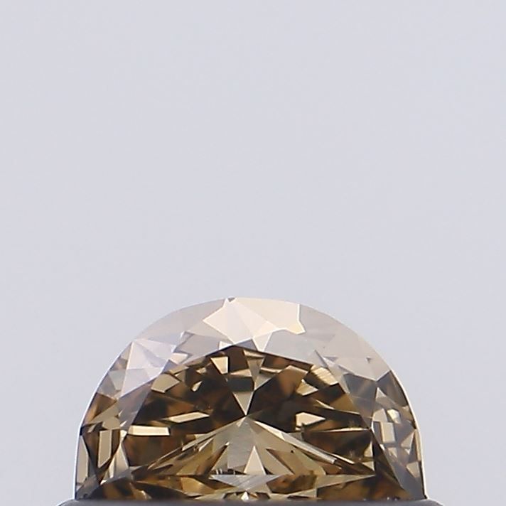 Half Moon Fancy Brown Natural Diamond 0.21ct VVS2 loose diamond