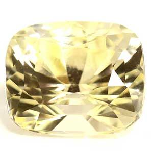 Cushion Yellow Sapphire 3.24ct loose gemstone