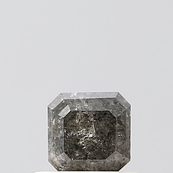 Asscher Salt And Pepper Natural Diamond 0.45ct VS2 loose diamond