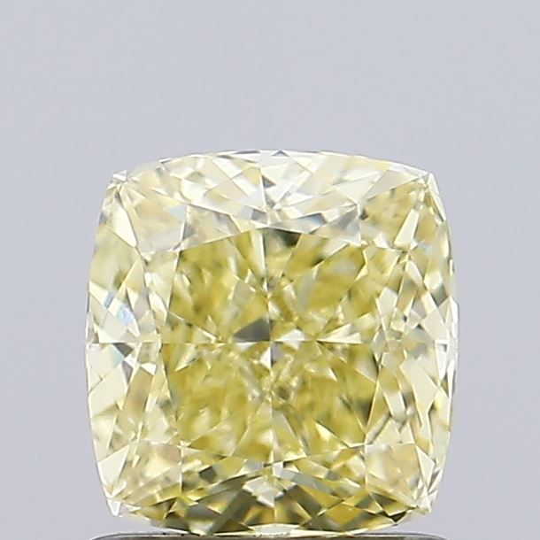 Cushion Fancy Intense Yellow Lab-grown Diamond 1.11ct VVS2 loose diamond