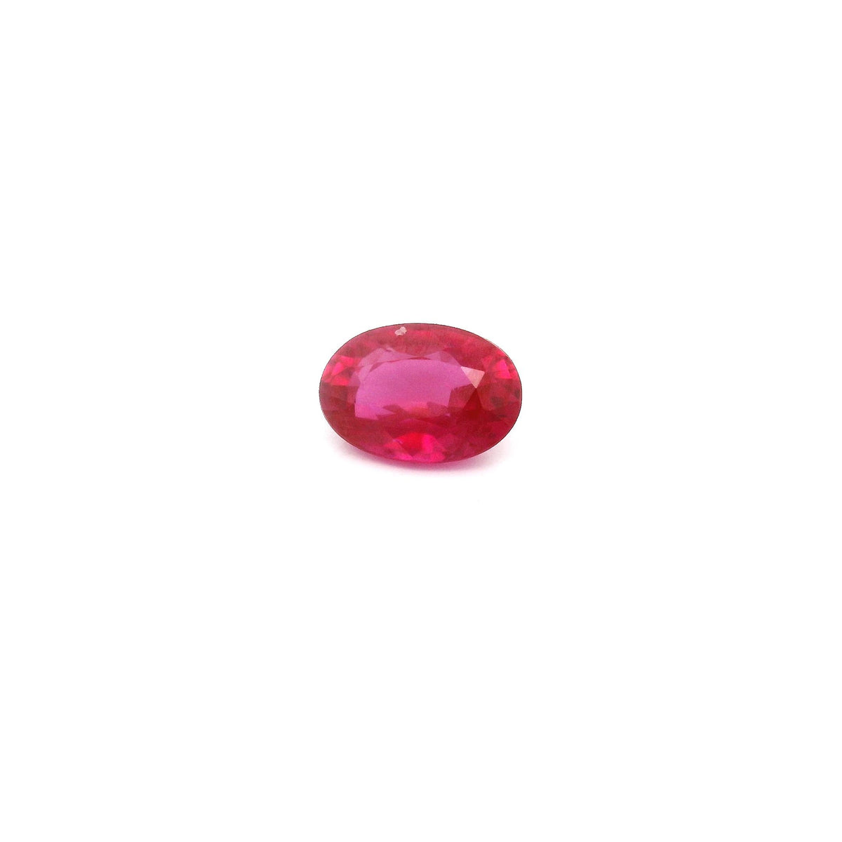 Oval Red Ruby 0.65ct loose gemstone