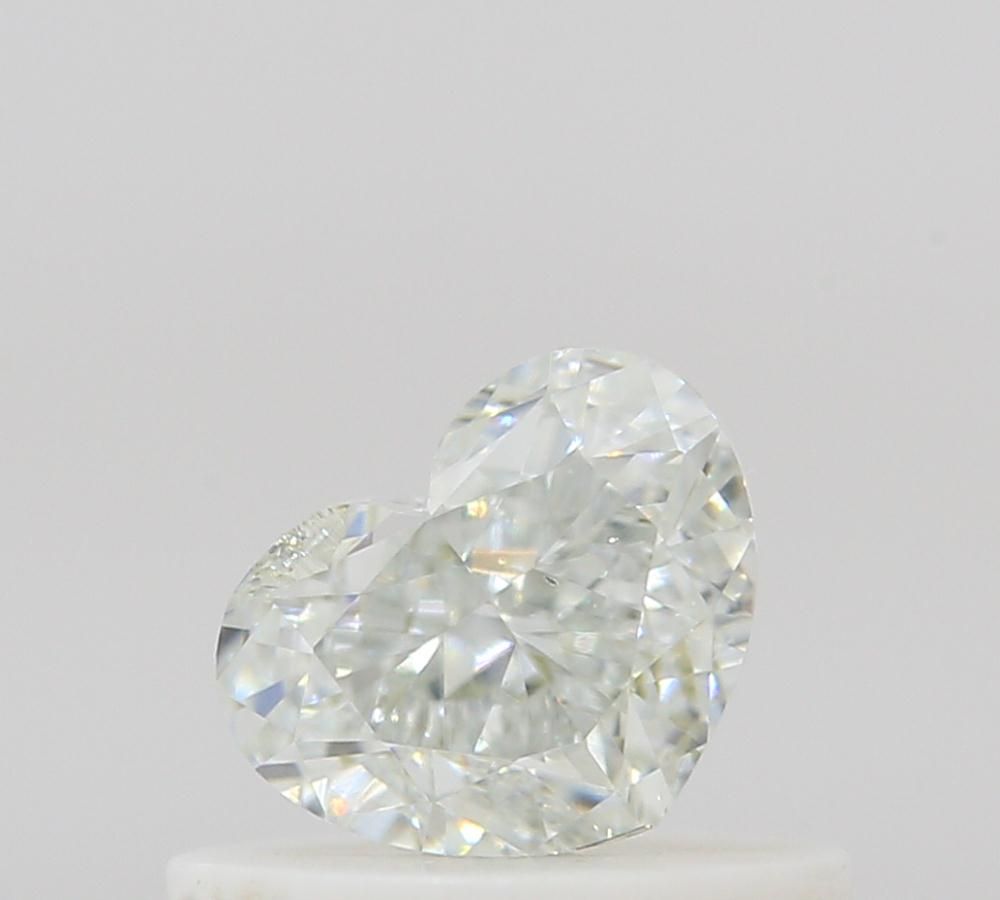 Heart Very Light Green Natural Diamond 0.52ct SI2 loose diamond