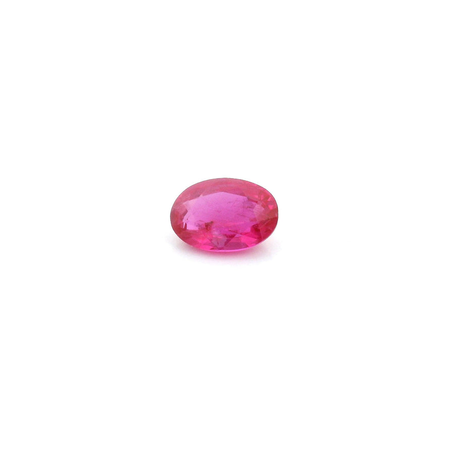 Oval Red Ruby 0.61ct loose gemstone