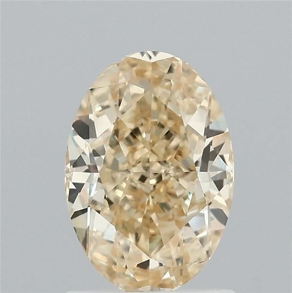 Oval Fancy Intense Yellow Lab-grown Diamond 1.5ct VVS2 loose diamond