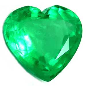 Heart Green Emerald 2.37ct loose gemstone