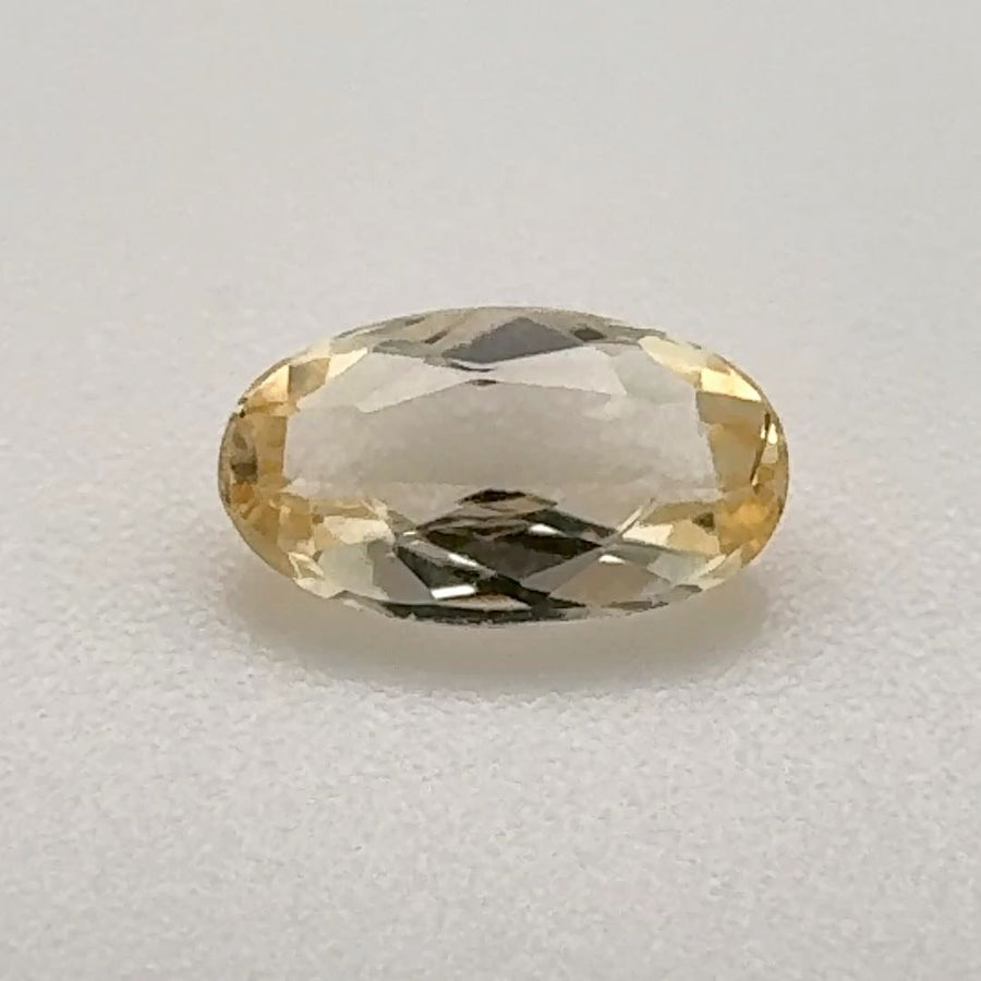 Oval Yellow Topaz 0.61ct loose gemstone