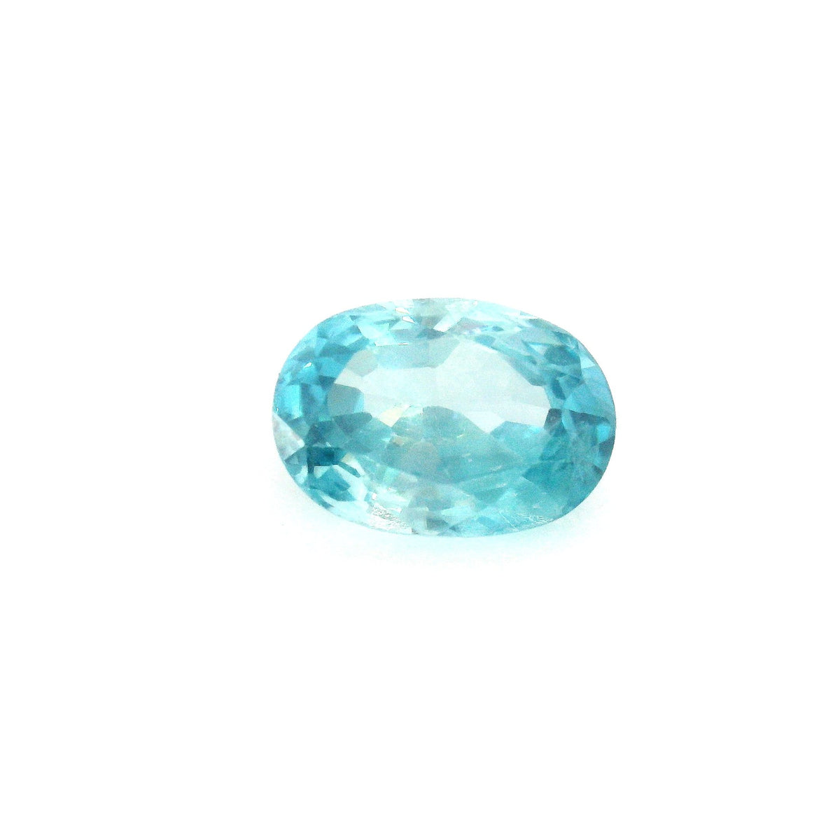 Oval Blue Zircon 4.1ct loose gemstone
