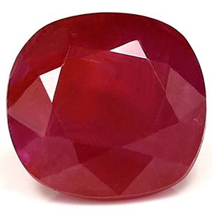 Cushion Red Ruby 2.76ct loose gemstone