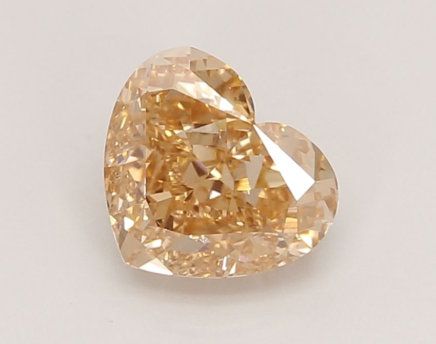 Heart Fancy Intense Brownish Orange Lab-grown Diamond 2.02ct VVS1 loose diamond