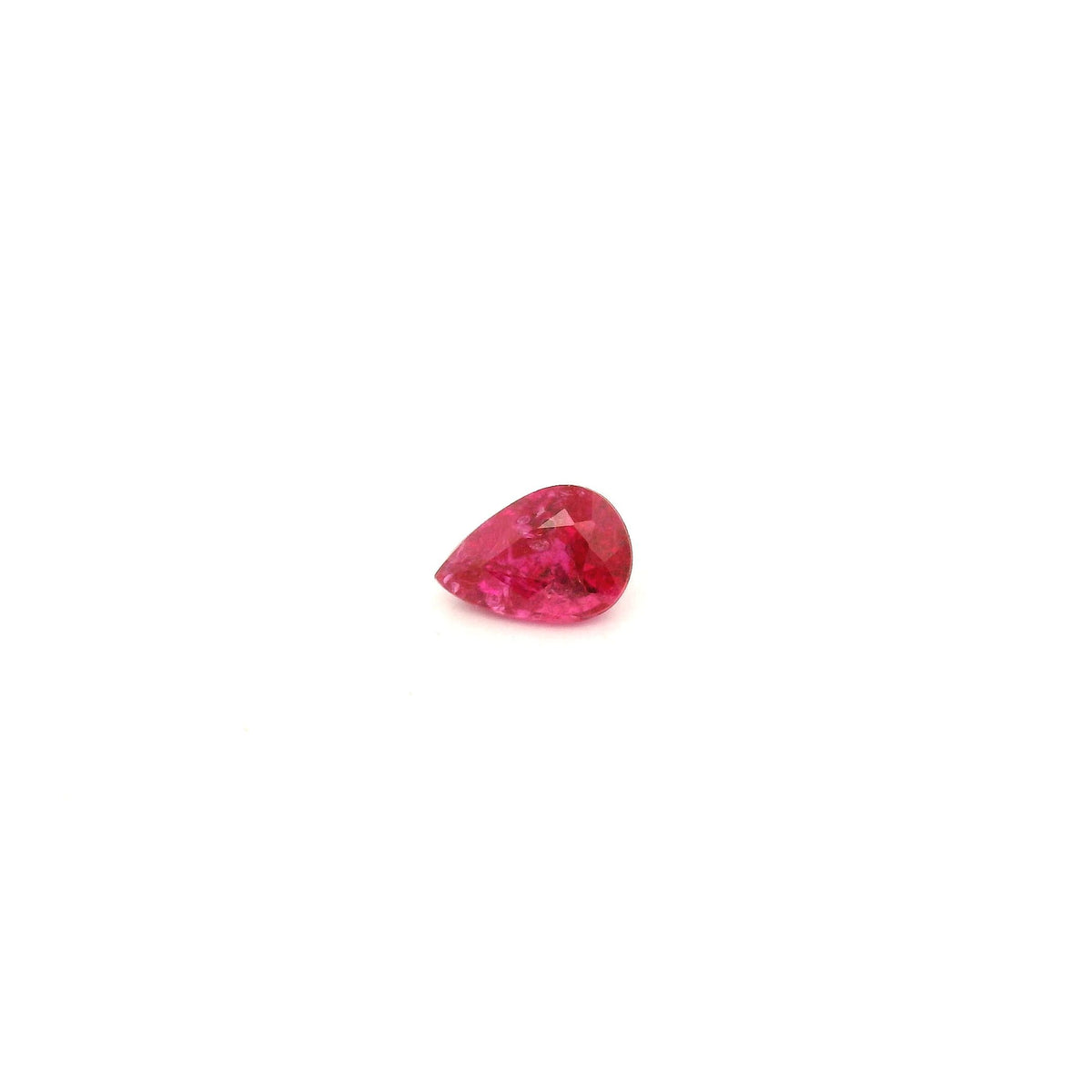 Pear Red Ruby 0.37ct loose gemstone