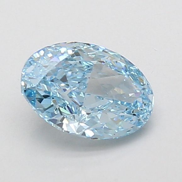 Oval Fancy Vivid Blue Lab-grown Diamond 1.04ct VS1 loose diamond