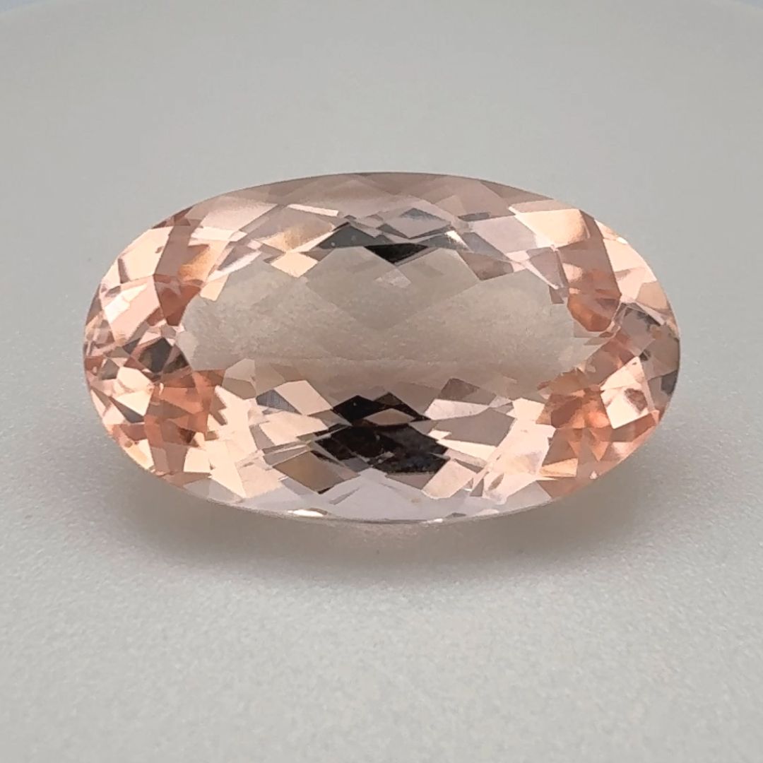 Oval Pink Morganite 11.16ct loose gemstone