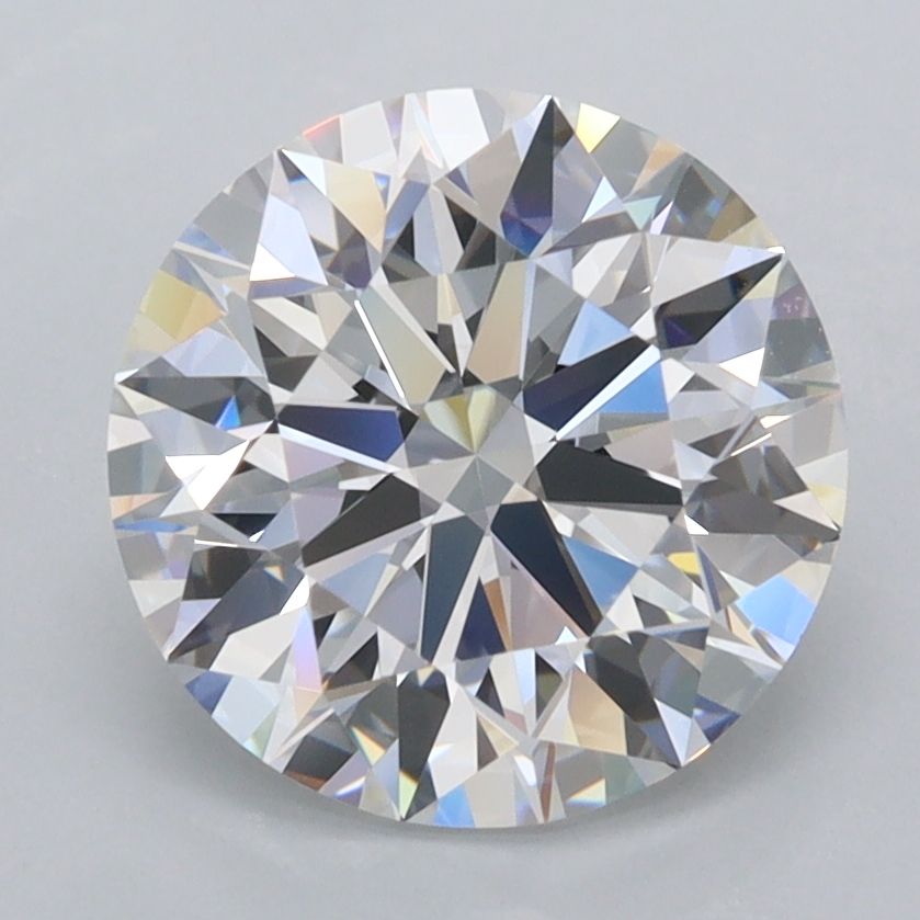 Round Lab-Grown Diamond 2.91ct D FL