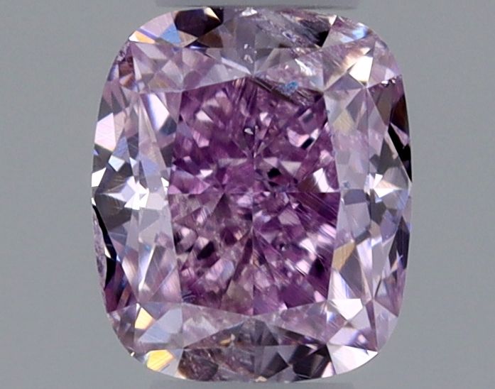 Cushion Fancy Intense Purple Natural Diamond 0.25ct I1 loose diamond