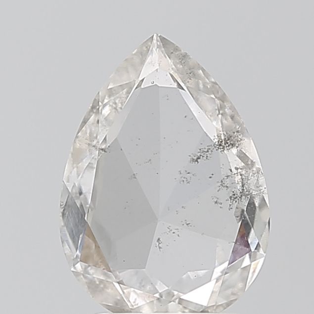 Pear Salt And Pepper Lab-grown Diamond 1.12ct I1 loose diamond