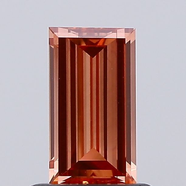 Baguette Fancy Intense Red Lab-grown Diamond 0.58ct VS1 loose diamond