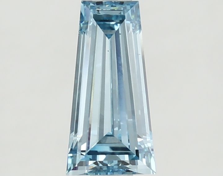 Tapered Baguette Fancy Vivid Blue Lab-grown Diamond 1.1ct VS2 loose diamond