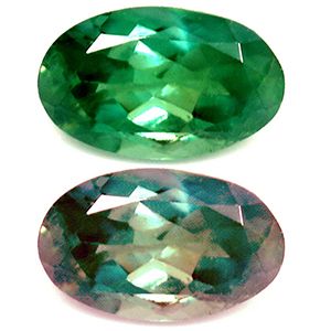 Oval Green Alexandrite 0.33ct loose gemstone