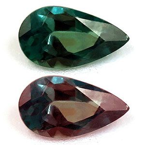 Pear Green Alexandrite 0.22ct loose gemstone