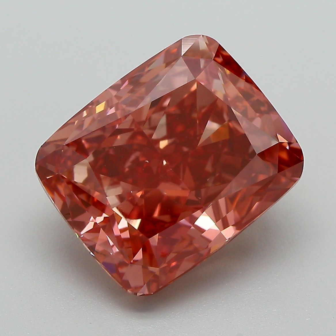 Cushion Fancy Red Lab-grown Diamond 7.92ct VS2 loose diamond