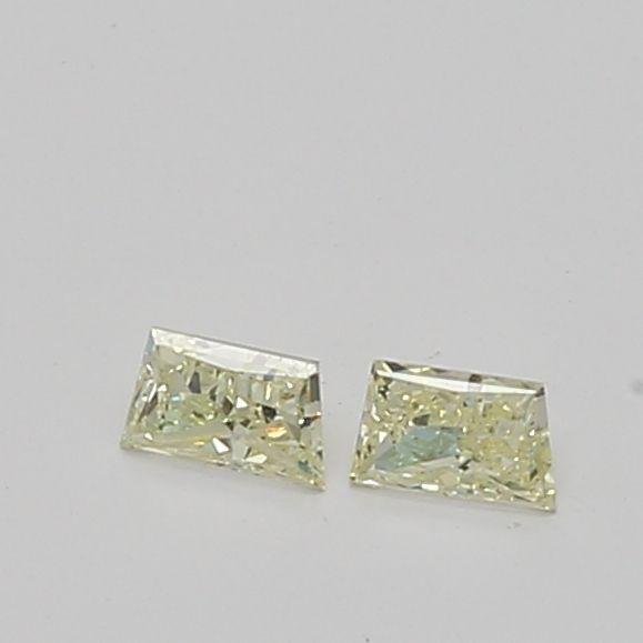 Tapered Baguette Yellow Natural Diamond 0.15ct VS1 loose diamond