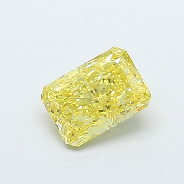 Radiant Fancy Intense Yellow Lab-grown Diamond 1.06ct VVS2 loose diamond
