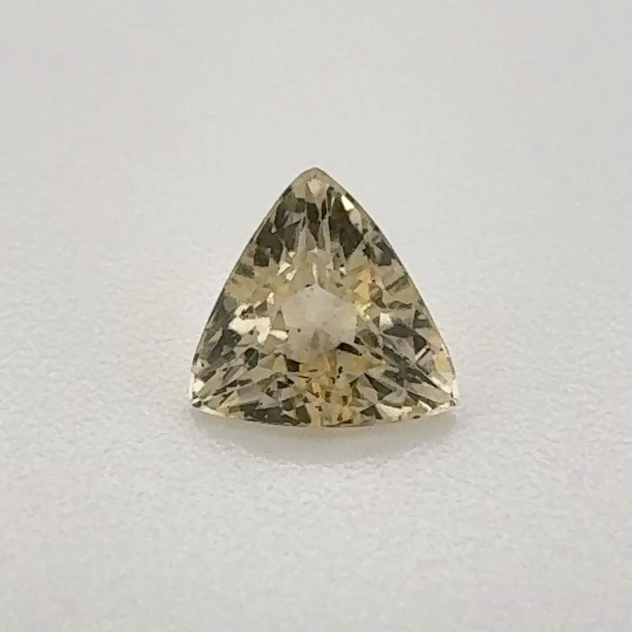 Trilliant Yellow Topaz 0.455ct loose gemstone