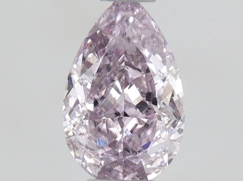 Pear Fancy Pink Purple Natural Diamond 0.31ct SI2 loose diamond
