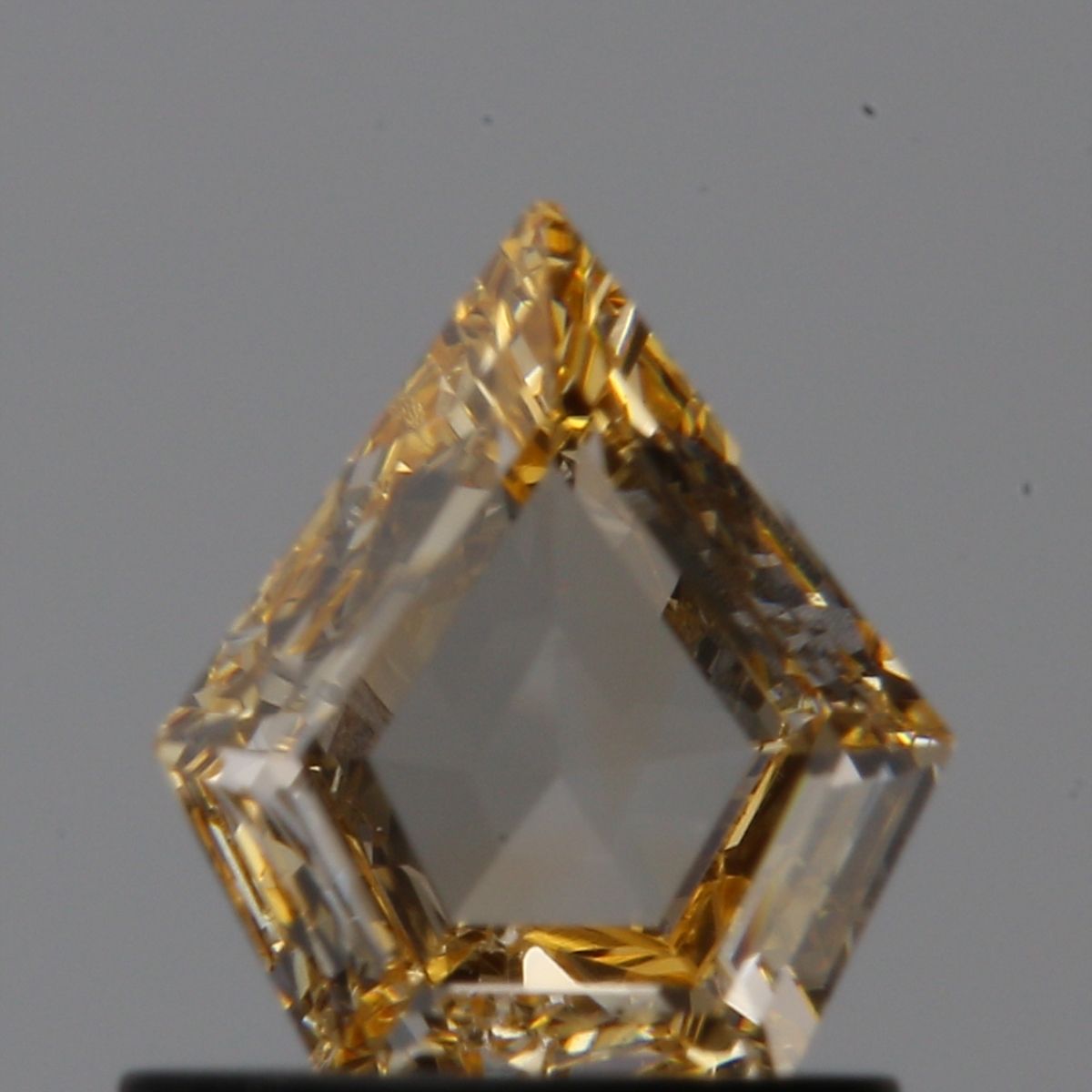 Shield Fancy Yellow Yellow Orange Natural Diamond 0.61ct VS2 loose diamond